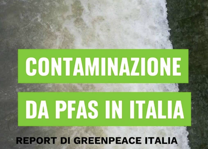 Greenpeace Italia presenta la mappa in Italia della contaminazione da PFAS (composti poli e perfluoroalchilici) nelle acque potabili